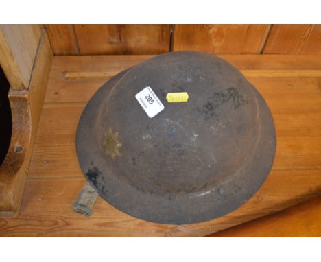 A WW2 Ipswich Fire Service helmet 