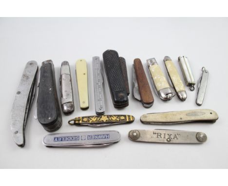15 x Vintage Assorted Pocket KNIVES 