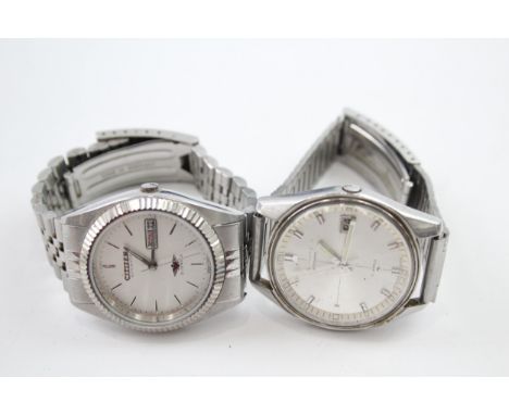 Mens Vintage Seiko &amp; Citizen Watches Automatic Working x 2 