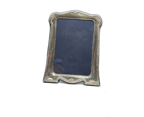 Vintage silver picture frame measures approx 18cm by 14cm 