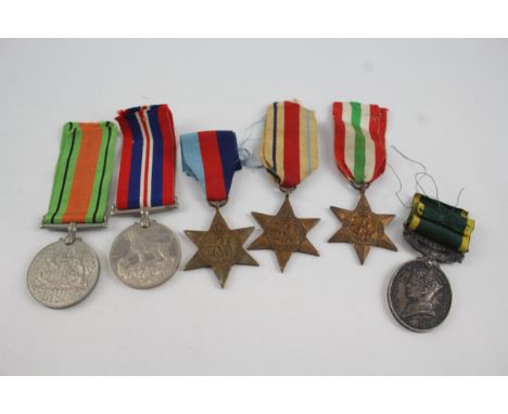 WW2 Territorial Medal Group Inc Africa Italy Stars Named 1456370 