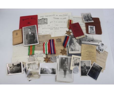 WW2 Army Medal Group. Inc Original Paperwork. 