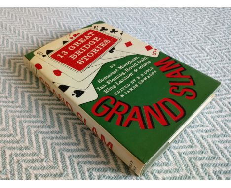 Grand Slam 13 Great Bridge Stories hardback book by Somerset Maugham, Ian Fleming, Roald Dahl, Ring Lardner &amp; Others. Fir