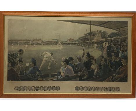 George Hamilton Barrable (British fl.1873-1887) after Sir Robert Ponsonby Staples (British 1853-1943): 'The Ideal Cricket Mat