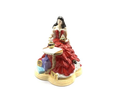Royal Worcester limited edition figure 'Gypsy Bride at Appleby Fair' No. 136/600 H22cm