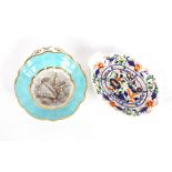 An early 19th Century Flight and Barr Worcester dish, decorated with transfer printed shells