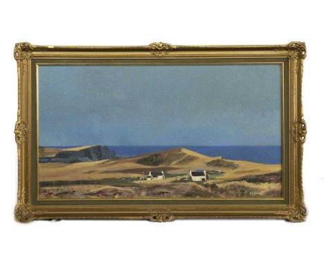 * R H YOUNG,ISLE OF SKYEoil on board, signed, titled versoimage size 50cm x 90cm, overall size 66cm x 106cm Framed.