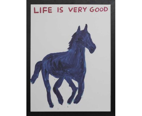 * DAVID SHRIGLEY OBE (SCOTTISH b. 1968),LIFE IS VERY GOODlithograph on 200g Munken Lynx paperimage size 74cm x 54cm, overall 