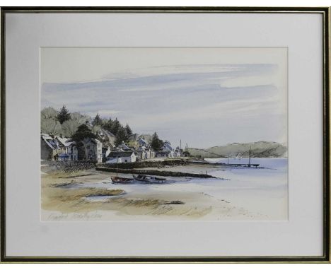 DOROTHY BRUCE PAI (AMERICAN/SCOTTISH),KIPPFORDink & watercolour on paper, signed and titledimage size 28cm x 40cm, overall si