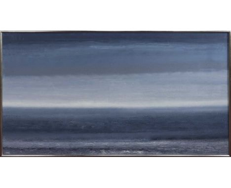 * DAVID JOY, UNTITLED oil on canvasimage size 91cm x 168cm, overall size 95cm x 171cm Framed.Note: David Joy is a Scottish pr