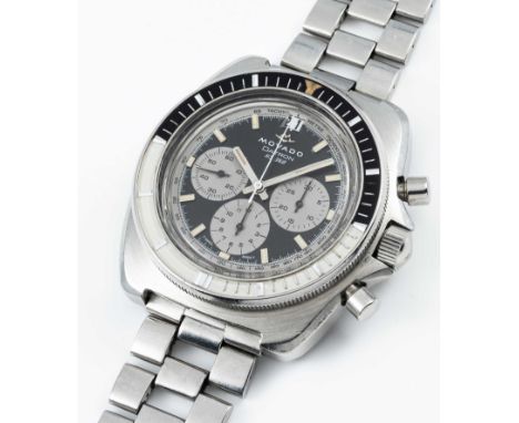 A GENTLEMAN'S STAINLESS STEEL MOVADO DATRON HS360 SUPER SUB SEA CHRONOGRAPH BRACELET WATCHCIRCA 1971, WITH ZENITH EL PRIMERO 