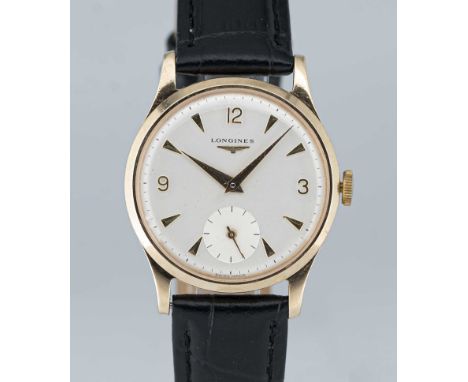A GENTLEMAN'S 9CT SOLID GOLD LONGINES WRIST WATCHCIRCA 1966, REF. 13322Movement: 17J, manual wind, cal. 30L, signed Longines,