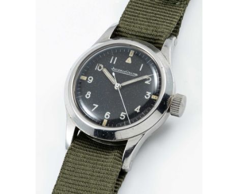 A RARE GENTLEMAN'S STAINLESS STEEL BRITISH MILITARY JAEGER LECOULTRE MARK 11 RAF PILOTS WRIST WATCHDATED 1948Movement: Manual