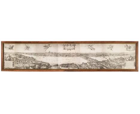 London. Dankers (Cornelius) London, Amsterdam, 1647 [but 20th-century re-print], very large uncoloured panorama, originally e