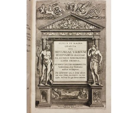 Goltzius (Hubert). Sicilia et Magna Graecia dive Historiae Urbium et Populorum Graeciae Ex Antiquis Nomismatibus, Liber Primu