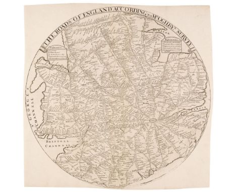 England &amp; Wales. Willdey (George), The Roads of England According to Mr Ogilby's Survey, circa 1740, uncoloured engraved 