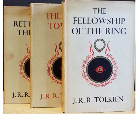 Tolkien (J. R. R.). The Fellowship of The Ring, 10th impression, 1961, The Two Towers, 7th impression, 1960, The Return of Th