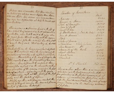 Carrington (Robert Palk, c. 1782-1842). Rector of Bridford, Devon, 1815-42. A manuscript account of the wars between England 