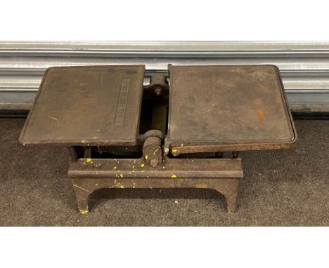 Set of vintage coal scales 