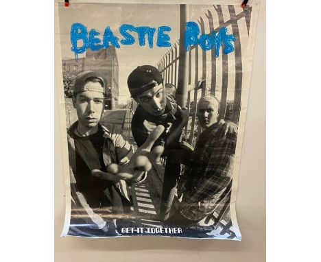 2 Rock posters beastie boys and pearl jam, signed