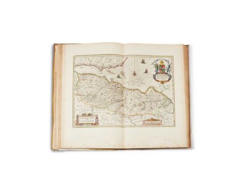 Blaeu, Joannes [Theatrum Orbis Terrarum: Volume V] - Scotia, quae est Europae Liber XII [Scotland & Ireland] Amsterdam: Joann