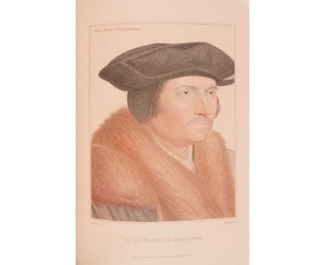 Holbein, Hans Portraits of Illustrious Personages of the Court of Henry VIII engraved in imitation of the original drawings. 