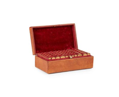 Pickering, William (publisher) Set of finely bound miniature 'Diamond Classics' 11 works, 64mo (7.9 x 4.5cm), later dark red 