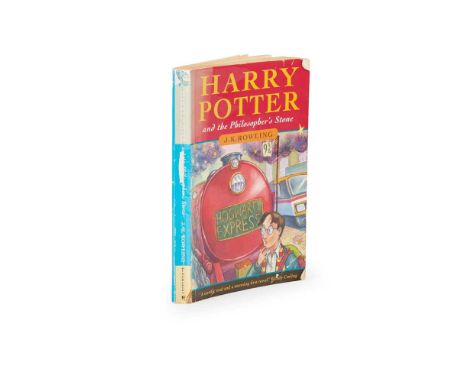 Rowling, J. K. Harry Potter and the Philosopher's Stone London: Bloomsbury, 1997. First edition, first impression, paperback 