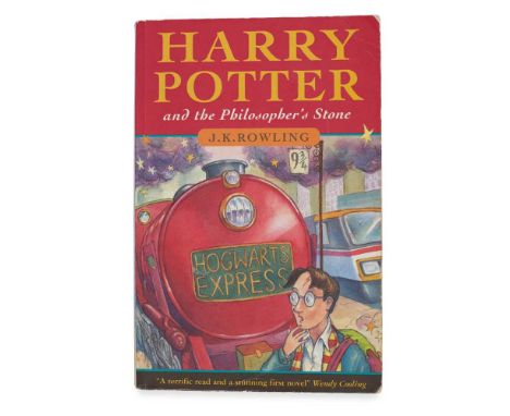 Rowling, J. K. Harry Potter and the Philosopher's Stone London: Bloomsbury, 1997. First edition, first impression, paperback 