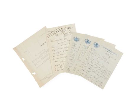 [Egyptology] - Carter, Howard ALS relating to an alabaster copy of Tutankhamen's Lotus Cup dated April 1930, addressed to Mis