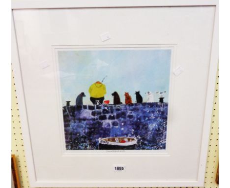 Gerry Plumb: a framed coloured print entitled 'Concentrated Minds'