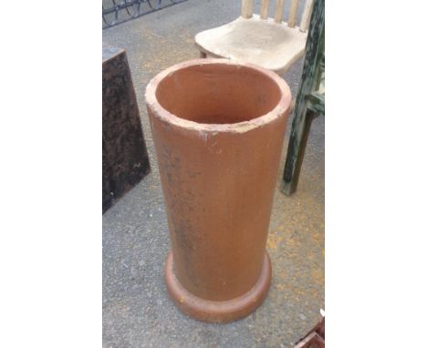 An old salt glazed stoneware drainage pipe section