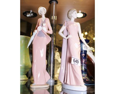 NAO ART DECO FIGURES. Pair of Nao Art Deco figures