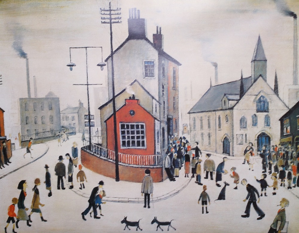 L.S LOWRY PRINT. L.S.Lowry Framed And Glazed Print, A Street In ...