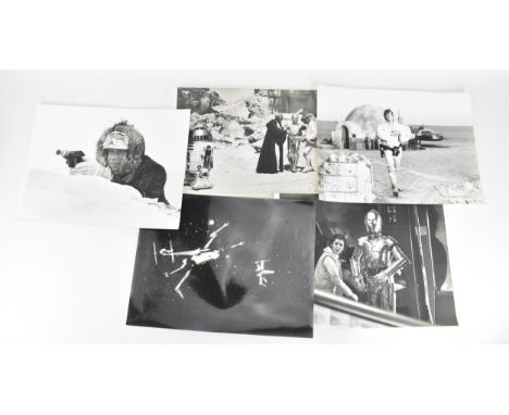 A collection of five 1980s period Star Wars original trilogy stills, believed to have been taken from the original 35mm print