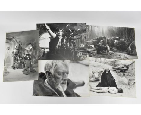 A collection of five 1980s period Star Wars original trilogy stills believed to have been taken from the original 35mm print 