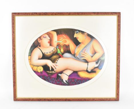 Beryl Cook (1926-2008) British'A Sultry Afternoon', limited edition coloured lithograph, 664/850, Published by Alexander Gall