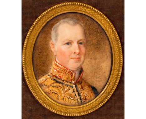 William Ross/Portrait Miniature of Charles Cecil Cope, 3rd Earl of Liverpool/watercolour on ivory, 5cm x 4cm/see illustration