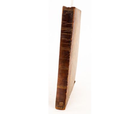 Garnett, Thomas. Popular Lectures on Zoonomia, 1804. 4to., cont. qtr calf. Engraved portrait (text foxed) CONDITION REPORT: C