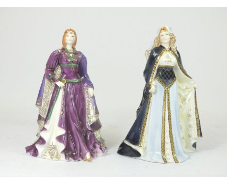 Royal Worcester bone china figurines, to include 'Lady Of Sherwood' ltd edition 97/7500, together with 'Branwen' Daughter Of 
