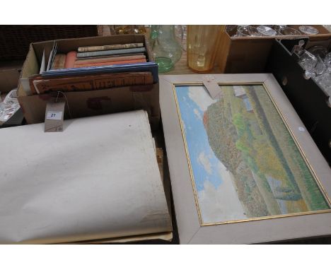 A Collection of books, local topography including R V H Burne " Chester Cathedral " and " The Monks of Chester", ordnance sur