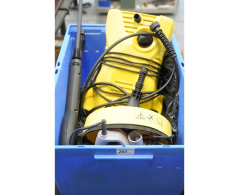 A  K "A"rcher pressure washer and an electric sander. ( 466049 )