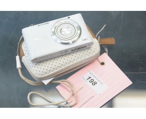 A White Samsung HD camera.( 473335 )