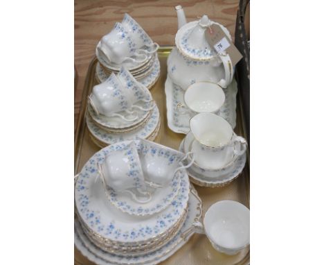 A Royal Albert " Memory Lane " tea service , approx. 43 pieces.