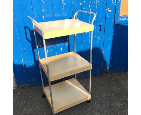 *A Three shelf trolley.