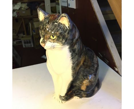 A ceramic cat.