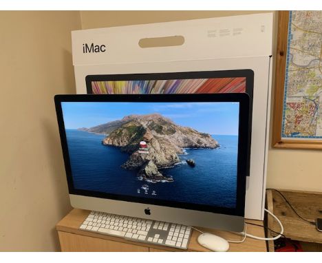An Apple iMac 27-Inch Core i5 3.2 GHz computer, model number A1419 (EMC 2639), serial number C02PD2C1F8J4, with keyboard and 