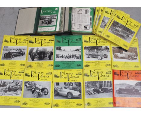 A good collection of 1950s 'Vintage and Thoroughbred' car magazines, loose and bound in folders.