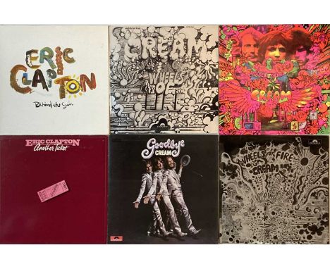 CREAM/ CLAPTON AND RELATED - LPs. An excellent pack of 7 Lps by Cream/ Eric Clapton and related. Artists/ titles include Crea