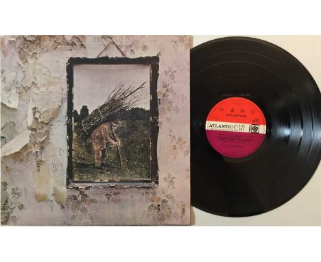 LED ZEPPELIN - IV LP (UK - INVERTED FEATHER(2401012). Here we have a superb original UK copy of Led Zeppelin's 1971 album IV 